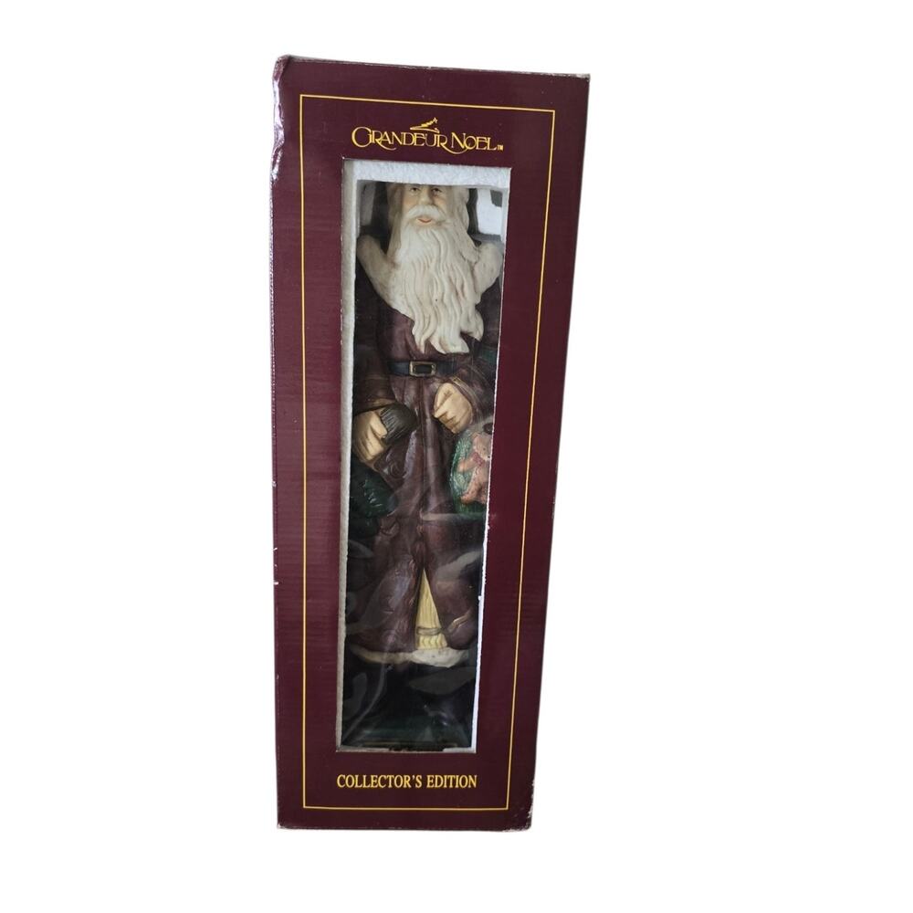 Vintage Grandeur Noel Santas' Of The World Ireland Porcelain Figure 13"